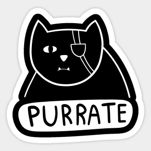 Purrate Sticker